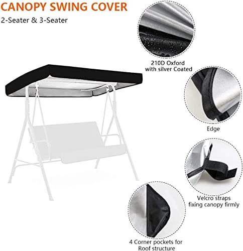 Toit de remplacement canopy pour swing et détente sur la terrasse - 3