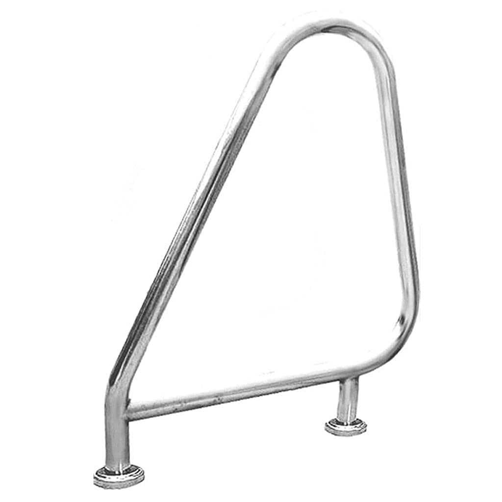 Swimming Pool Handrail, Stair Railing Handrail, for Indoor and Outdoor Swimming Pool,1Pcs,Silver,B