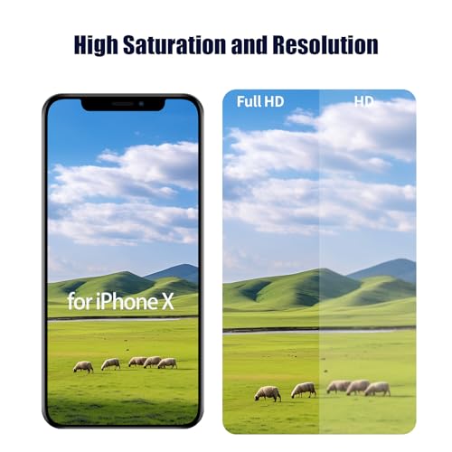 Mrr.Omw For Iphone X Screen Replacement 5.8 Inch Cof Fhd Display 3D Touch Digitizer With Waterproof Adhesive + Tempered Glass + Repair Kit For Model A1865 thumb #2