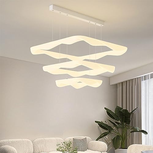 Hauteur réglable et intensité variable : le lustre LED moderne CONERY idéal