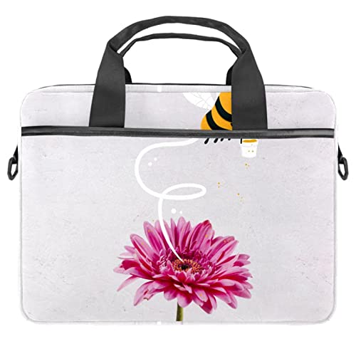 Maletín bandolera para proteger portátil de caídas bolsa de mano de abejas multicolor