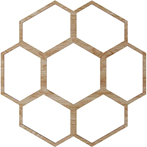 Image of Ekena Millwork 18 inchOD x 7 5 /8 inchID x 1 /4 inchT Florin Wood Fretwork Pierced Ceiling Medallion, Red Oak