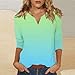 V Neck 3/4 Sleeve Tops for Women Christmas Clearance Items Bargain Finds Prime Clearance Today Show Recent Orders Pay My Bill Online for Amazon Synchrony Bank Login Women's Tops Clearance of Sale