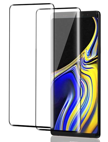 ICESPRING für Panzerglas für Samsung Galaxy Note 9 Schutzfolie, 2 Stück Fingerabdruck-ID Panzerfolie für Samsung Note 9 Folie, 9H Festigkeit Schutzglas für Galaxy Note 9 Panzer Schutz Glas