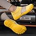 KAJXZ Women's Barefoot Shoes Fashion Quick Dry Athletic Hiking Shoes Lightweight Breathable Knit Slip On Sneakers Casual Non Slip Workout Barefoot Footwear for Swimming Hiking Yellow
