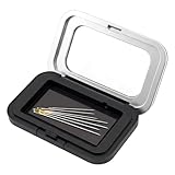 Sewing Needle Case Magnetic Needle Holder Sewings Pin Storage Organizer Box with Clear Lid Needles Keeper for Sewing, Quilting, Crafts Small