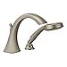 Moen T9694 Remote Controlled High Arc Roman Tub Filler Faucet with Handshower from the Voss,