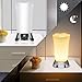 Deeplite Cordless Battery Operated Lamps for Home Table, Small Decorative Motion Sensor Night Light for Hallway, Bedroom, Bathroom, Kitchen Tables, Retro Nightstand Desk Lamp with Soft Light