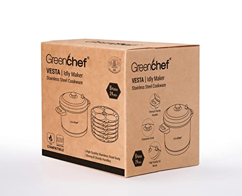 Greenchef Vesta Idly Maker 6 Plates - Image 6
