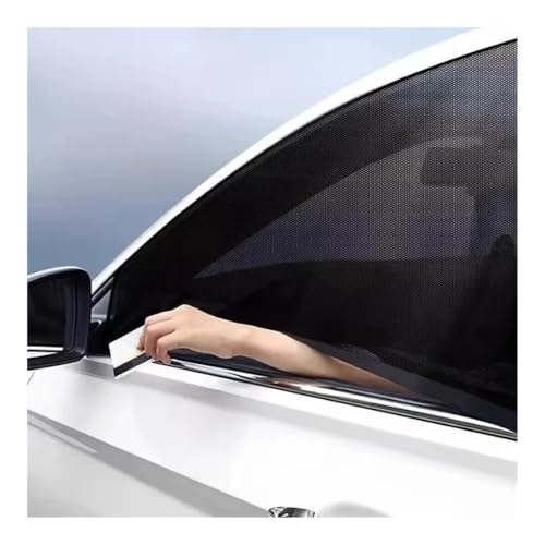 Parasol para coche lateral contra el calor interior y mosquitos en ventanillas 6
