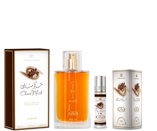 Choco Musk 50ml and 6ml Eau de Parfum Spray+oil for Women 1.7 Ounce