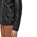 Levi's Men's Faux Leather Hooded Racer Jacket, Black Modern Lamb, XX-Large