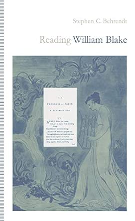 Reading William Blake 1992nd Edition book cover