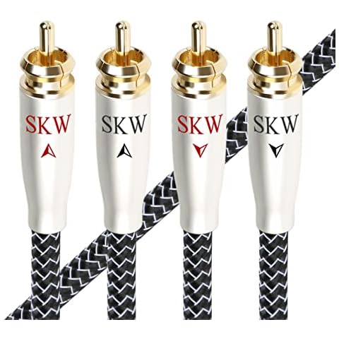 SKW High End WG Series 2RCA to 2RCA Audio Interconnect Cable 3.2ft/1M Cover