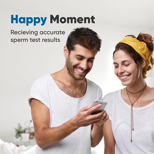 Yo Home Sperm Test | At-Home Fertility Test Kit For Men | Check Motile Sperm Concentration With 97% Accuracy | Fast Results Using Your Smartphone | Includes 6 Tests | Private, Convenient, Easy To Use #TOP6