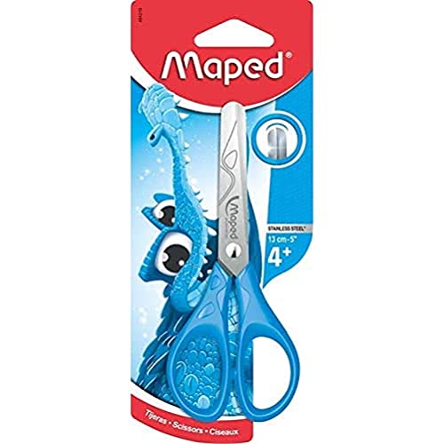 Ciseaux D'apprentissage Maped Start 13 Cm – Ergonomiques, Bouts Ronds, Pour Enfants