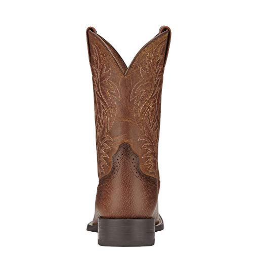 Ariat Men's Sport Western Wide Square Toe Western Boot, Fiddle Brown/Powder Brown, 11.5 D US by ARIAT - Used condition - Image 6