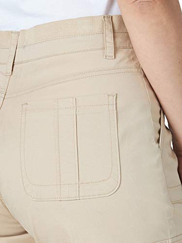 image for Lee Women's Relaxed Fit Avey Knit Waist Cargo Bermuda Short Café 16