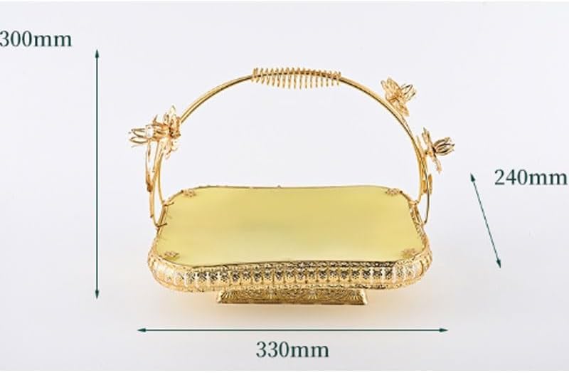 Lace Household Fruit Platter Ornament Retro Dim Sum Tray