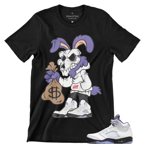Jordan 5 Concord Goat Skull Bag Man Men's Matching T Shirt, Jordan 5 Concord Shirt to Match Gift for Jordan 5s Tee4