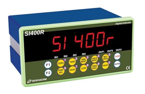 Sewha SI400R Digital Weighing Indicator – Dual Color Display, RS485 RS232 Communication, Industrial Scale Controller for Load Cells & Automation Systems