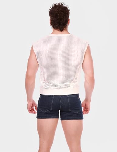 Débardeur Barcode Berlin Muscle Tank Eldar Nude : la solution contre les hauts inconfortables - 5
