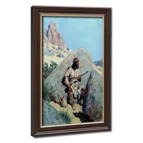 Tableau Apache Ambush 1892 Henry Farney toile pour habiller un mur vide