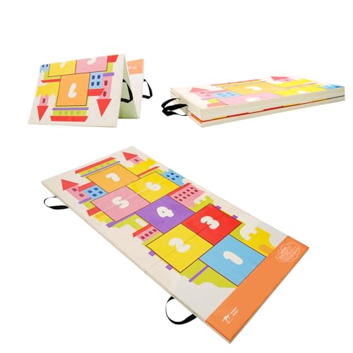Kangaroo Hoppers Gymnastics Tumbling Mats Foldable Gym Tumble Mat for Kids