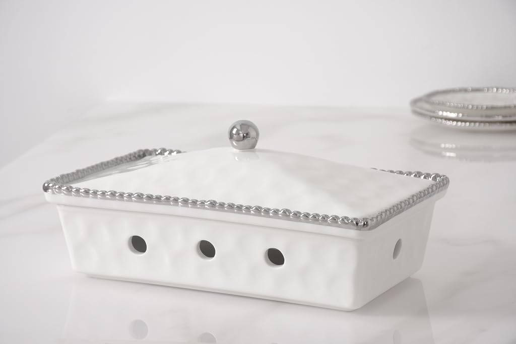 Salerno Rectangular Chafing Dish, 13.5" x 7.75" x 6"