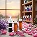 2Pcs 50ml Brown Glass Essential Oil Roller Bottles,Perfume Roller,Refillable Roll on Bottles Container Empty Deodorant Rollerball Beauty Personal Care Tools for Fragrance Cosmetics