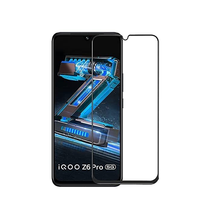 Image of ZARALA Tempered Glass Screen Protector Compatible with iQOO Z6 Pro 5G with Edge to Edge Coverage and Easy Installation kit