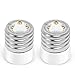 2 Packs Orlich E39 to E26 Adapter (Mogul Base E39 to Medium Base E26), UL Listed,Ceramic Material-high Voltage and High Temperature Resistant