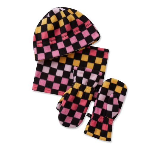 Lands' End Kids Cozy Fleece Hat-Scarf-Gloves Set