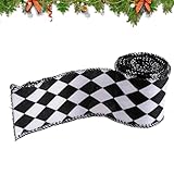 striped ribbon black and white Professional and Home Use: Suitable for interior designers, teachers, hobbyists, and crafters seeking versatile decorative supplies