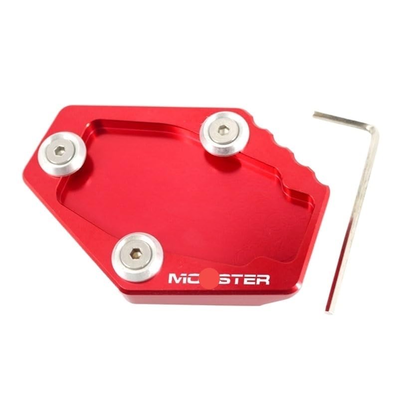 Extension plaque de support béquille moto Ducati Monster 795 796 821 1200 CNC - 2