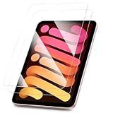Fintie 2-Pack Tempered Glass Screen Protector for iPad Mini 7 (A17 Pro) 7th Generation 2024 / iPad Mini 6 (6th Generation 2021) 8.3 Inch - Anti Scratch Premium HD Clear, 9H Hardness Bubble Free
