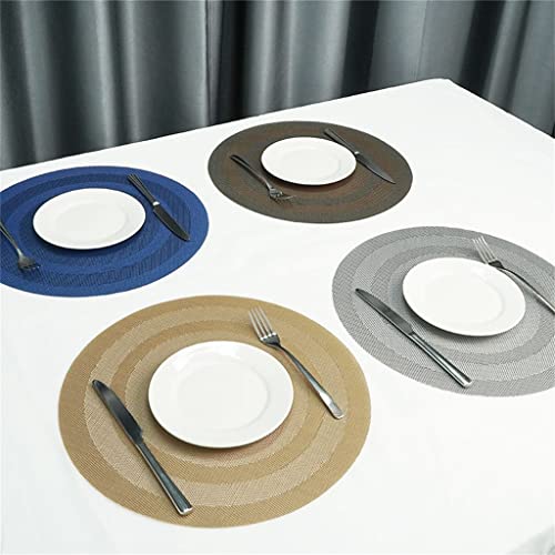 Napperons ronds table tapis isolant maison en PVC 38cm pour vaisselle et plat