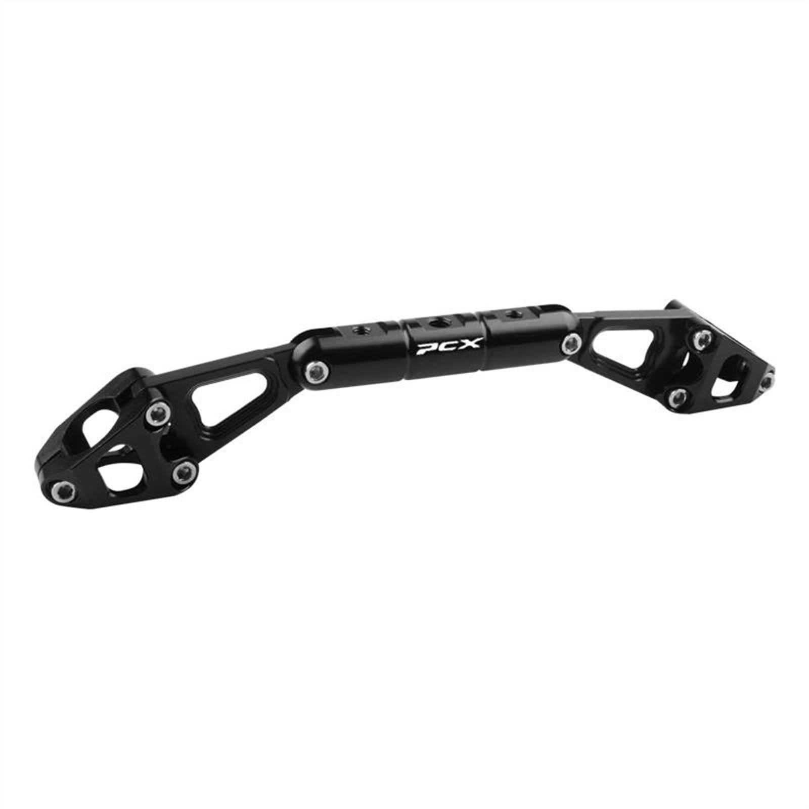 Barre de support de guidon rigide PCX150 aluminium anodisé noir
