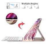 Keyboard Case for Fire HD 10/HD 10 Plus 10.1 Inch(13th/11th Generation, 2023/2021), Slim Cover with Detachable Wireless Bluetooth Keyboard for All-New Fire HD 10/HD 10 Plus 10.1" Tablet, Pink - Image 4