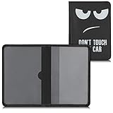 PLATZ FÜR DEINE KARTEN: Neben der Auto Fahrzeugbescheinigung fasst die Schutzhülle dank weiterer Fächer auch diverse Karten im Scheckkarten-Format wie bspw. Personalausweis, Führerschein, EC- und Kreditkarte.