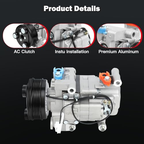 Image of Air Conditioning Compressor for Mazda 3 2.0L 2.3L for Mazda 3 Sport 2.0L