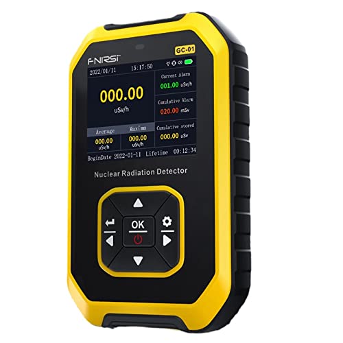 Nuclear Radiation Detector? Xiangtat GC01 Geiger Counter Food & Nuclear Sewage Test Professional Marble Radiation Ionization Personal Dose Alarm Radioactive Tester