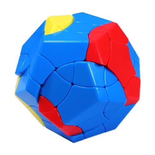 Image of SengSo Phoenix Megaminx Speed Cube | 12-Axis Shape Modification Puzzle | SengSo 3-Colors Megaminx, Jumbling and Bandaging Mechanism, 70mm Stickerless Logic Brain Teaser Puzzle