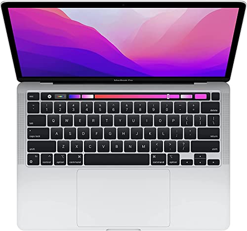 Image of 2022 Apple MacBook Pro with Apple M2 Chip (13-inch, 8GB RAM, 256GB ​​​​​​​SSD ​​​​​​​Storage) (QWERTY English) Silver (Renewed)