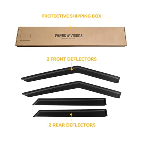 Image of Rain Guards Window Visor for 2022-2025 Mitsubishi Outlander Out-Channel
