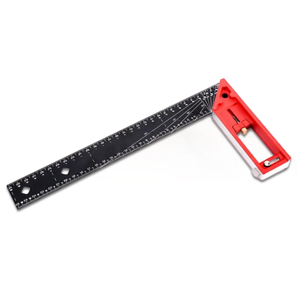 Littimoon Multi-Angle Measuring Ruler Universal Combination Angle 45/90 Degree Multifunctional Gauge Right Angle Ruler