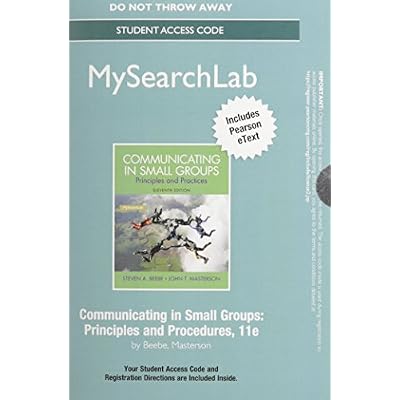 MyLab Search with Pearson eText --Standalone Access Card-- for Communicating in Small Groups