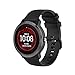 Wownadu 20MM Correa Compatible para Garmin Vivoactive 3, Compatible para Garmin Forerunner 245 Correa Negro Mujer Hombre Pulsera Recambio Sport Silicona Band (sin Reloj)