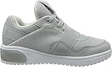 Dessus : Synthétique Geox J XLED Girl A, Sneakers Basses Femme, Gris (Lt Grey C1010), 38 EU