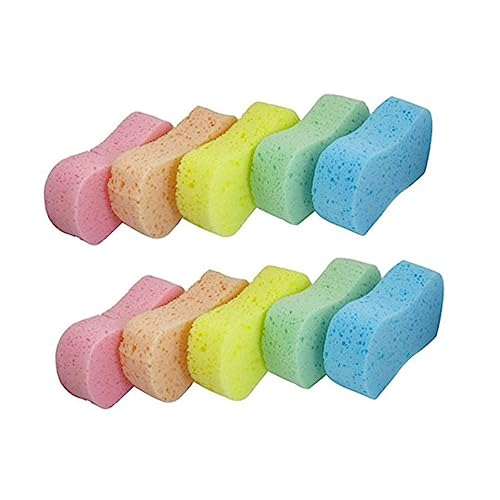 BUGUUYO 10stücke Knochendesign Waschschwamm Für Auto Hochdichte Und Poröse Autowaschschwämme Extrem Saugfähig Und Haltbar Zum Waschen Und Polieren Von Autos Und Haushaltsgegenständen